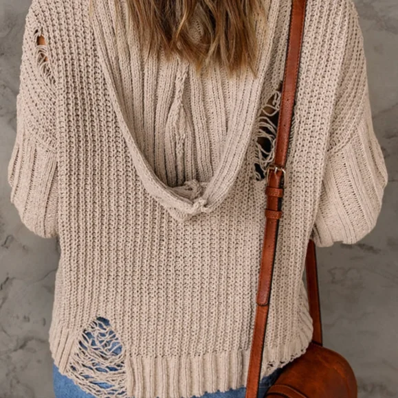 💜 New Distressed Sweater - Picture 4 of 9